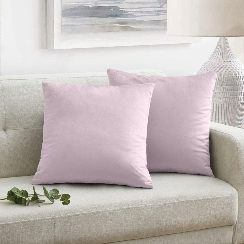 Elegant Velvet Cushion cover Home Décor–for Sofa, couch, bed, living room, Pink Rose
