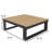 Aluminum Patio Coffee Table-1592428052