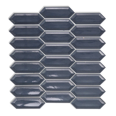 Mosaïque brillante bleu ardoise Kingston