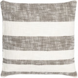 Striped Down Throw Pillow