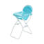 Ensemble de chambre de bébé 3 pièces Teamson Kids - lit de bébé, chaise haute et poussette-103440068