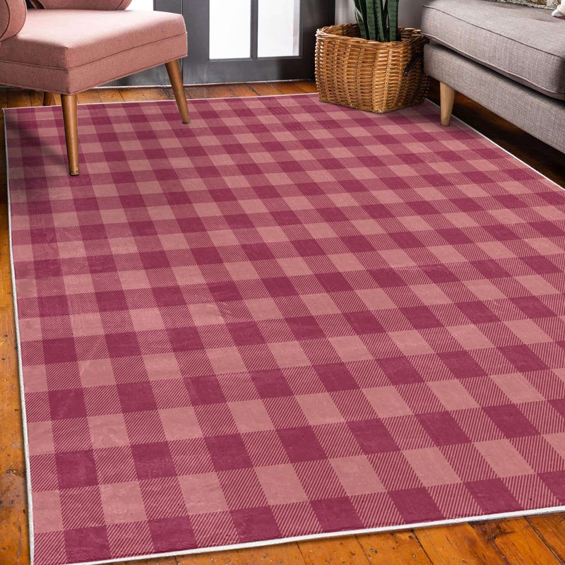 Tapis décoratif Sharel, Rectangle 4 pi x 5 pi 5 po