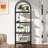 Laddie Arched Bookcase, 4-Tier Storage bookshelf-992000205