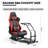 Anman Racing Simulator Cockpit Stand With Racing Seat, Not Include Steering wheel & Wheels & Pedals and Shifter Handbrake