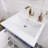 Tojuana 23.62'' Single Bathroom Vanity with Acrylic Top-1108916414