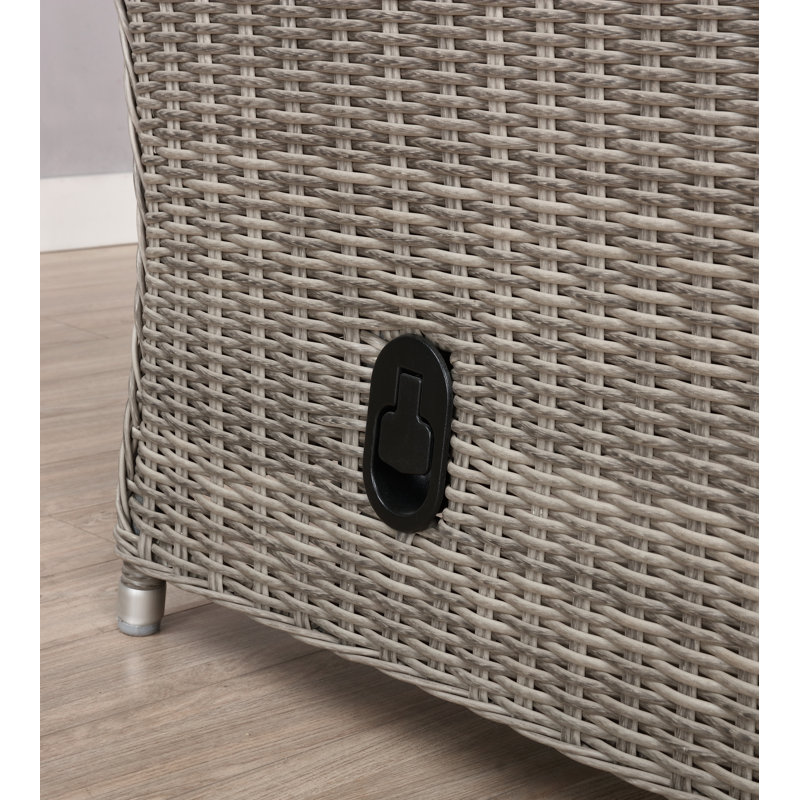 Monaco All-Weather Outdoor Two-Seat Reclining Bench