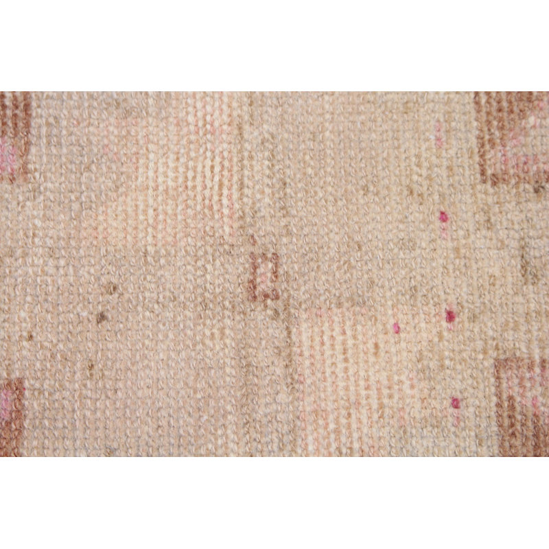 Petit tapis turc rétro Oushak rétro - idéal pour le vestibule et la chambre d'enfant