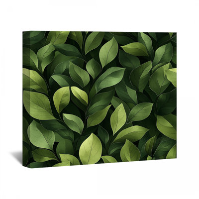 Leaf Canvas Wrap - Nature Wall Decor