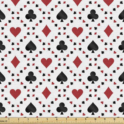 Charrise Poker Cards Advertising Holidays Multi-Purpose Fabric