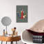 Art mural rétro chanteur de jazz-892354775