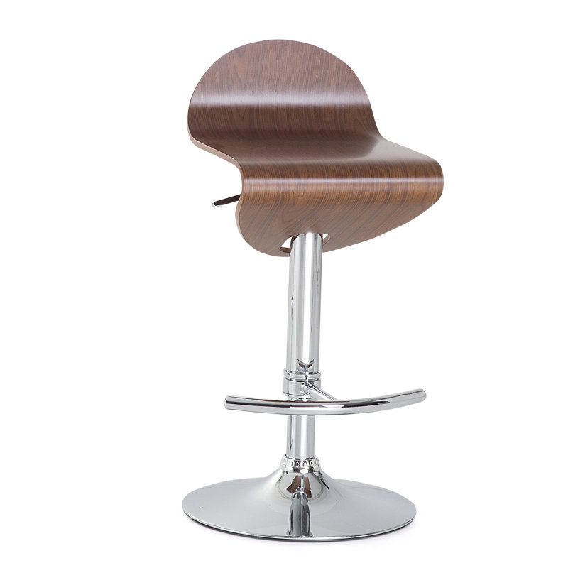 Lisa Swivel Counter Stool, Dark Brown