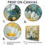 «Yellow Yellow Summer Daisies Flowers Explosion II» - impression d'art mural marguerites-1690227295-1690227270