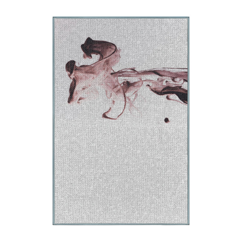 Tapis zone rose style 34, Rectangle 3 pi x 5 pi