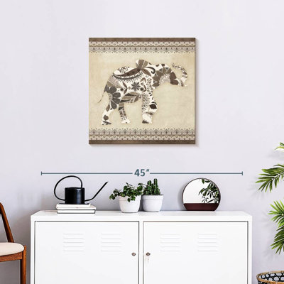 Brampt Neutral Boho Elephant