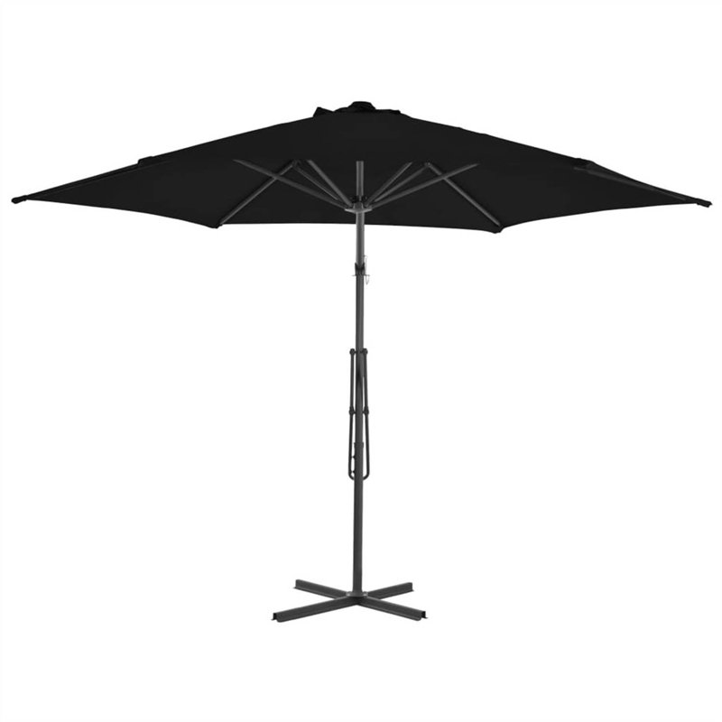 Kairo 300cm Cantilever Parasol, Black