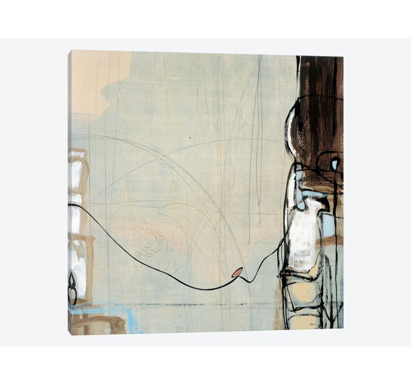 « projection i », impression sur toile, H 48 po x l 48 po x P 1,5 po, Pas de tapis, Toile tendue