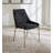 19.5'' H Linen Blend Upholstered Metal Side Chair-670733509