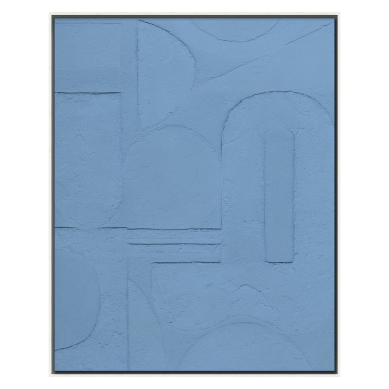 «Cirrus» par Blakley, Shana, H 30 po x l 24 po, Bleu, Blanc