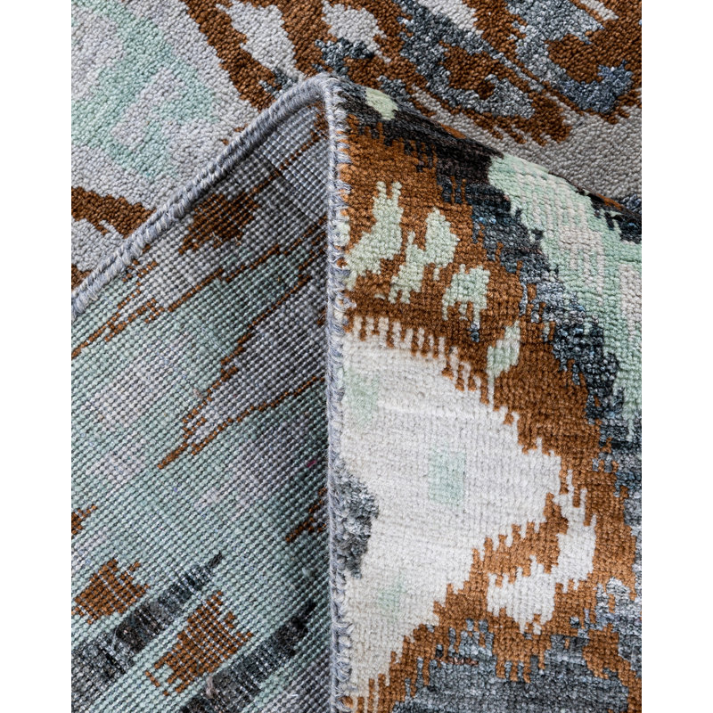 Overdyed One-of-a-Kind 8' 0" X 10' 4" Hand Knotted Area Rug