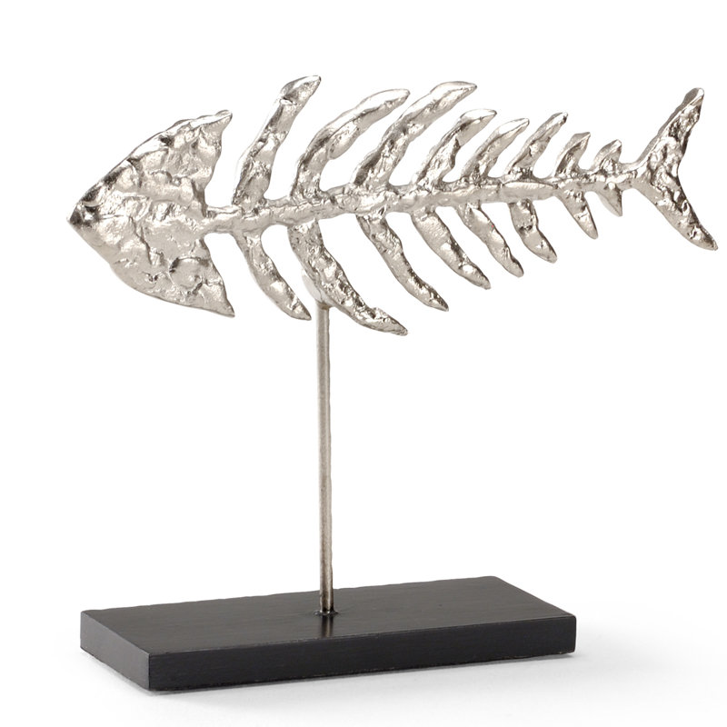 Coastal Aluminum Figurine / Sculpture Decorative Object