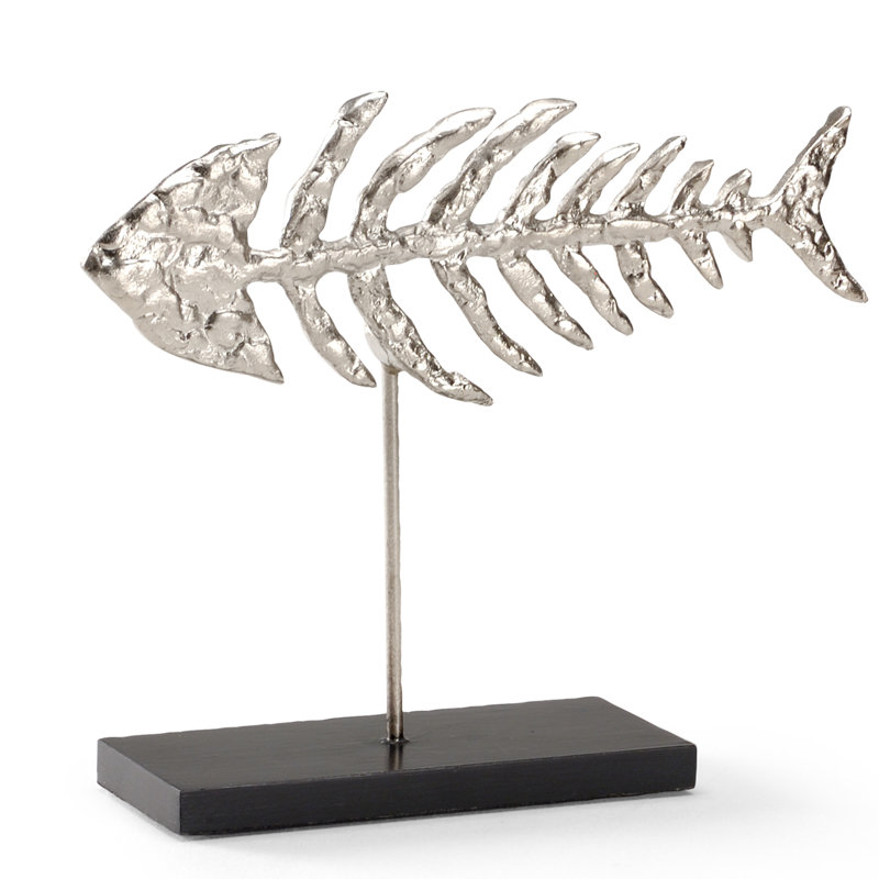 Fish Skeleton Figurine