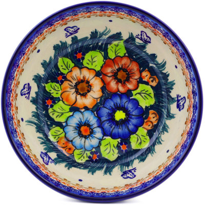 Polish Pottery Stoneware 32 oz Salad Bowl