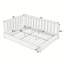 Structure de lit double rembourrée capitonnée, structure de canapé-lit avec dossier et accoudoirs confortables, lit double pour chambre à coucher, salon, velours-1785503062