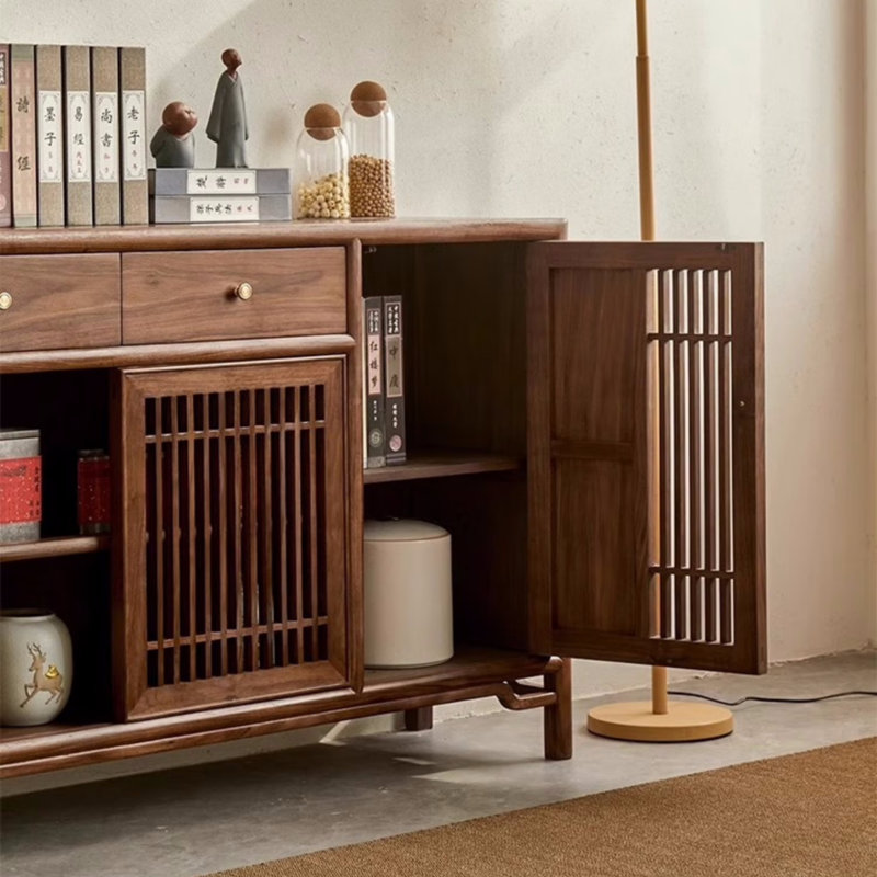 Multifunctional Kitchen Sideboard, 34.65" H x 62.99" W x 14.96" D