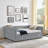 Daybed With Trundle Upholstered Tufted Sofa Bed-1619607590-1619607593