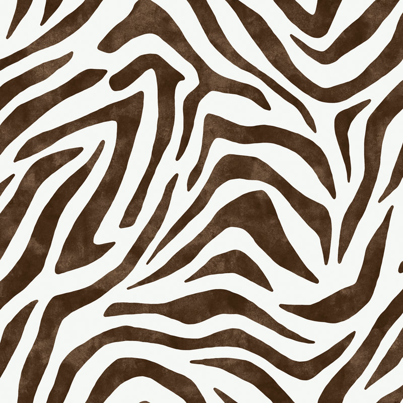 Papier peint adhésif RuZebra, Brun