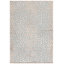 Banerjee Animal Print Area Rug in Stone/Aqua-778425403