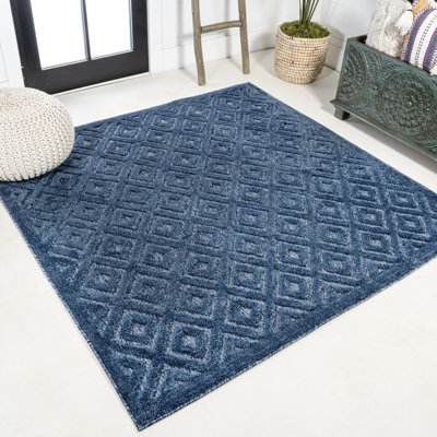 Tapis intérieur / extérieur Portmany Neutral Diamond Trellis
