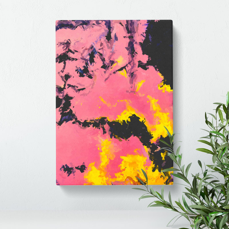 Brilliant Form Abstract - Wrapped Canvas Print, 50cm H x 35cm W x 3cm D