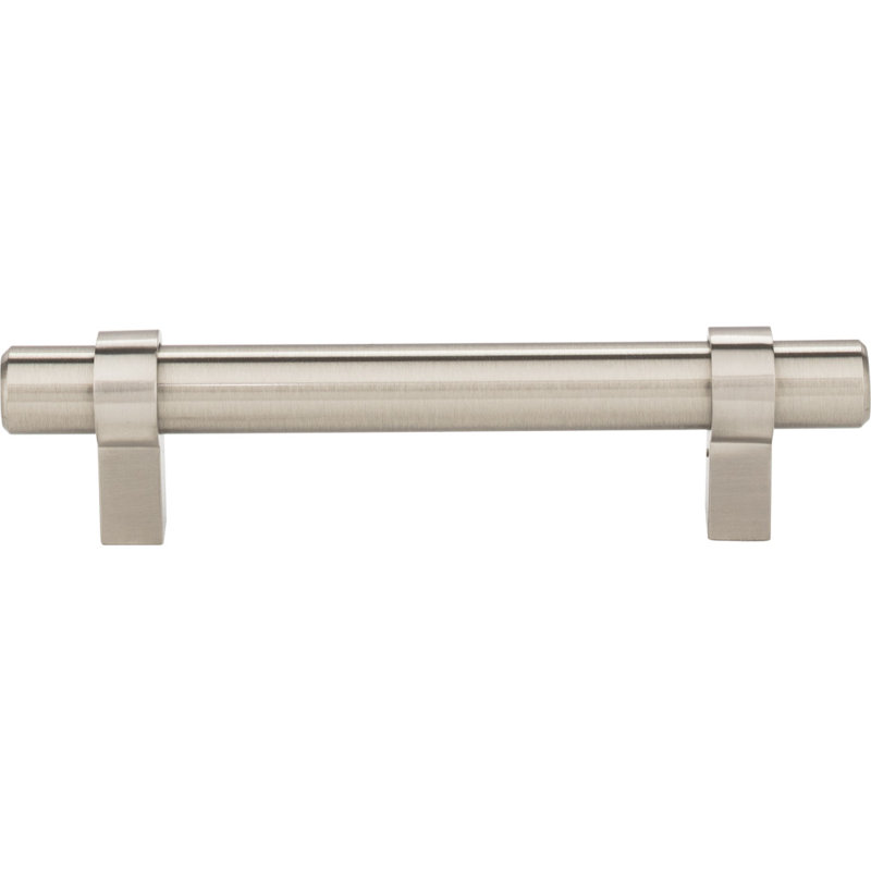 Key Grande Bar Pull, Satin Nickel, 3 3/4"
