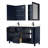 Daria 60 " W Freestanding Standard Free Standing Single Double Vanity Bathroom Vanity With Carrara Marble Top with Mirror-97961479-97961484