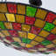 Vintage 5 - Light Stained Glass Chandeiler Retro Tiffany Pendant Lighting