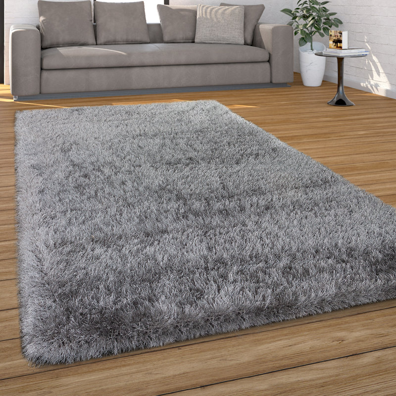Checketts Machine Woven Grey Indoor Rug, Round 200cm