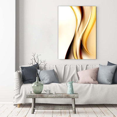 Wave Abstraction - Wrapped Canvas Print