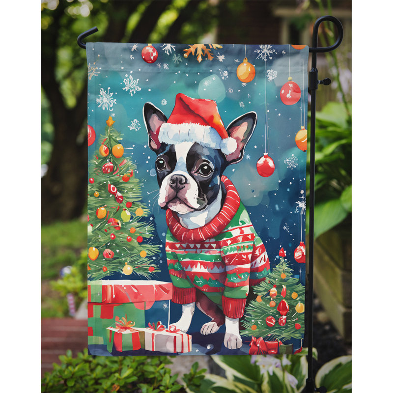 Double Sided Polyester Christmas, 15.5'' H x 11.25'' W