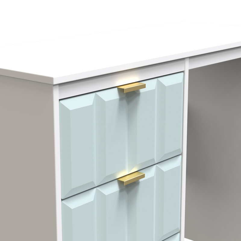 Besian 3 Drawer Vanity (Ready Assembled), Duck/White
