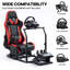 Support pour simulateur de course Anman avec siège, compatible avec les pédales Logitech Fanatec Thrustmaster