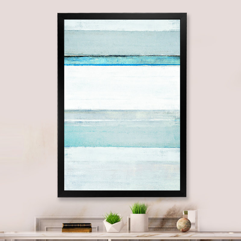 Art moderne gris et bleu II 2FDP47727, Noir, H 20 po x l 12 po x P 1 po