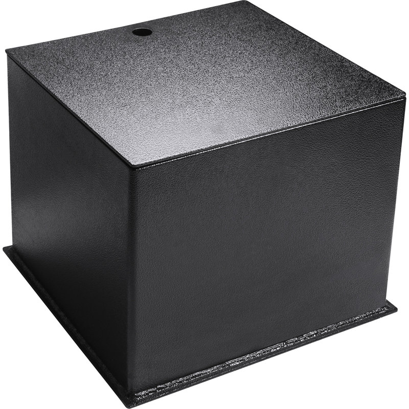 Coffre-fort de plancher en acier de 0,89 pi³ - construction, 13,71 po de profondeur, construction, paquet de 18 avec fente
