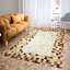 Tapis en peau de vache beige clair-1800763312