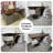Modern Minimalist Rectangular Solid Wood Office Desk-108044134
