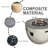 3-Piece Conversation Set with Fire Pit Table
