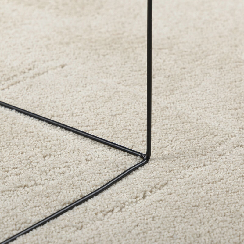Rugs Beige Non-Slip Area Rug Other, Novelty 80 x 150 cm, Wool