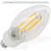 40 Watt Equivalent C11 E12/Candelabra 2700K LED Bulb