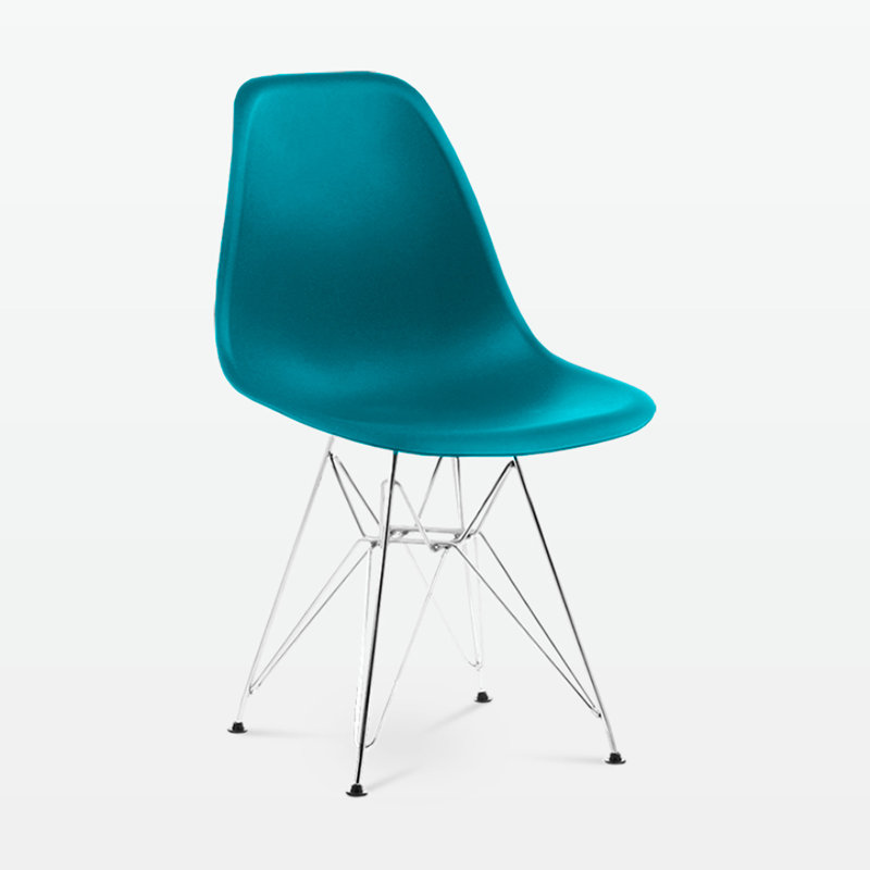 Chaise d'appoint Breanne, Vert, Chrome, 1