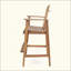 Tabourets de bar d'extérieur en bois d'acacia Adirondack, ensemble de 2-2038114881